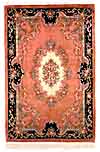CHINESE Carved rug in French Aubusson design.
