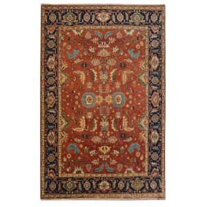 Heriz Wool Rug ar42905 (  8' 11" x 11' 10")