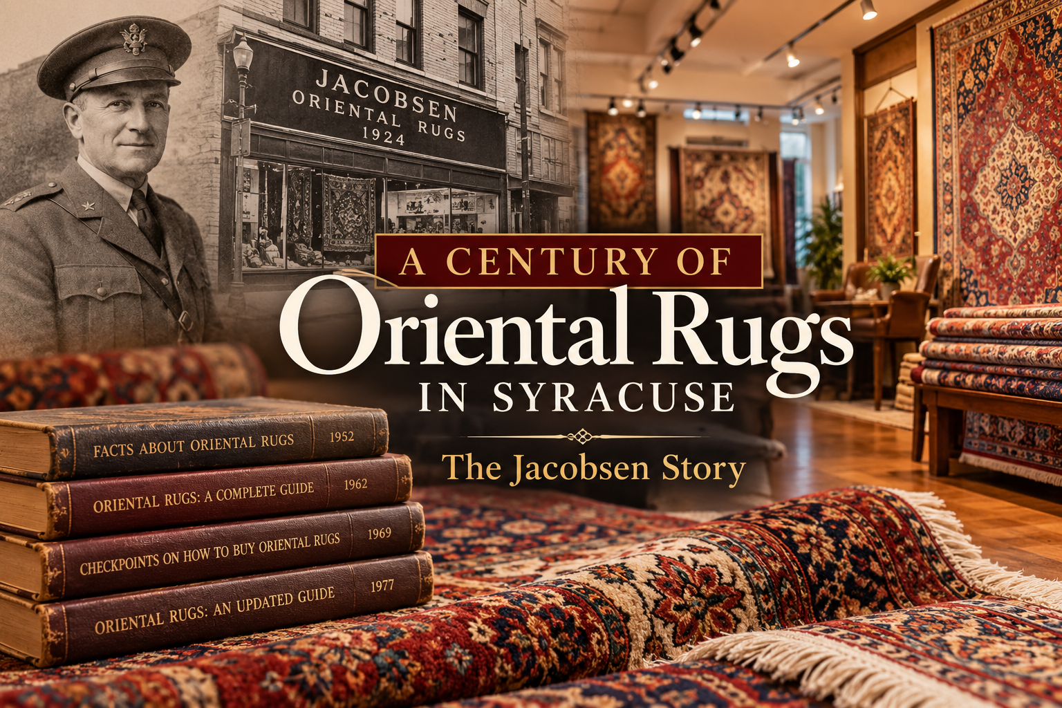 A century of Oriental rugs in Syracuse featuring the Jacobsen Rugs story from 1924 to today